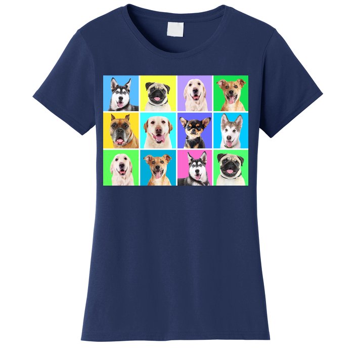 Cute Dogs Portrait Women's T-Shirt