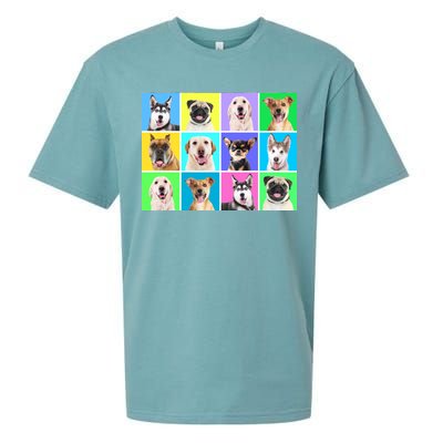 Cute Dogs Portrait Sueded Cloud Jersey T-Shirt