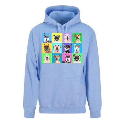 Cute Dogs Portrait Unisex Surf Hoodie