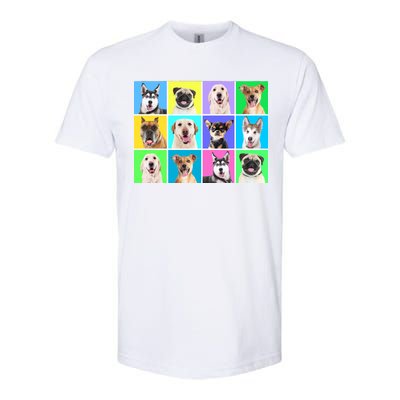 Cute Dogs Portrait Softstyle® CVC T-Shirt