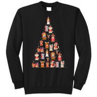 Cute Dogs Puppies Christmas Tree Tall Sweatshirt