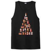 Cute Dogs Puppies Christmas Tree PosiCharge Competitor Tank