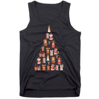 Cute Dogs Puppies Christmas Tree Tank Top