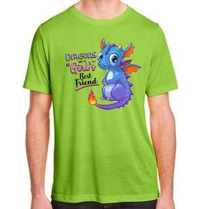 Cute Dragons Are A Girl's Best Friend Adult ChromaSoft Performance T-Shirt