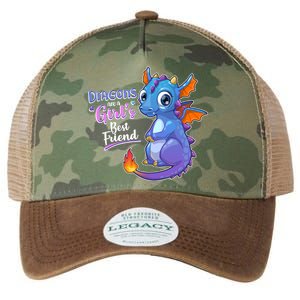 Cute Dragons Are A Girl's Best Friend Legacy Tie Dye Trucker Hat