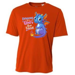 Cute Dragons Are A Girl's Best Friend Cooling Performance Crew T-Shirt