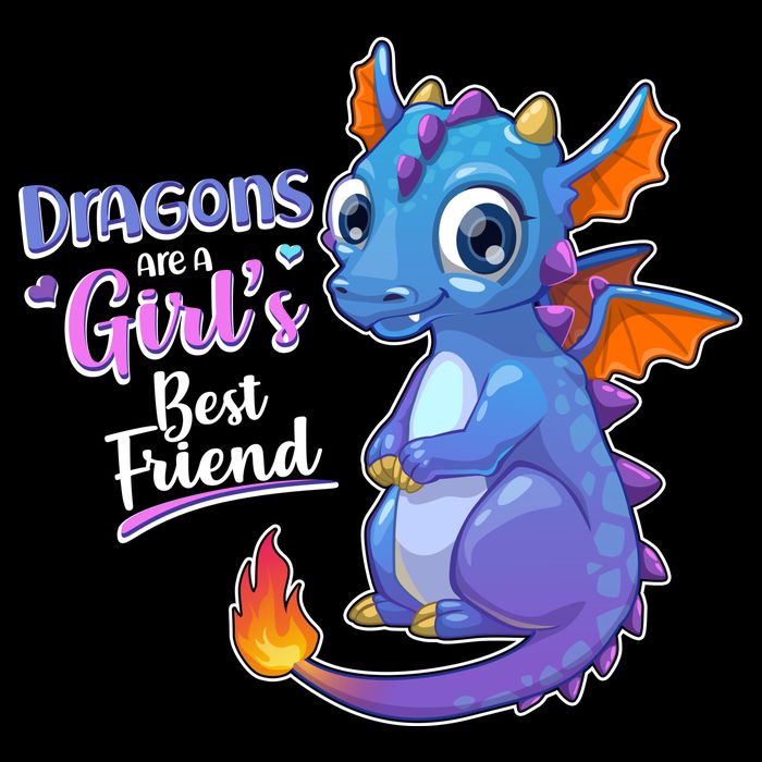 Cute Dragons Are A Girl's Best Friend City Backpack
