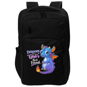 Cute Dragons Are A Girl's Best Friend Impact Tech Backpack