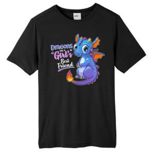 Cute Dragons Are A Girl's Best Friend Tall Fusion ChromaSoft Performance T-Shirt