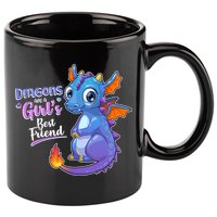 Cute Dragons Are A Girl's Best Friend 11oz C Handle Ceramic Mug
