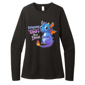 Cute Dragons Are A Girl's Best Friend Womens CVC Long Sleeve Shirt