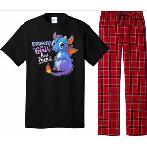 Cute Dragons Are A Girl's Best Friend Pajama Set