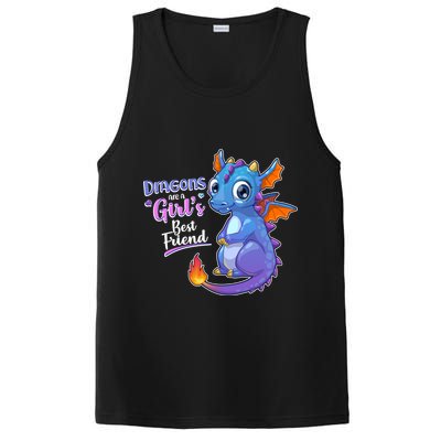 Cute Dragons Are A Girl's Best Friend PosiCharge Competitor Tank