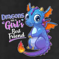 Cute Dragons Are A Girl's Best Friend Trucker Hat