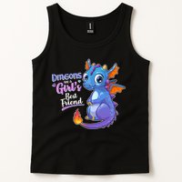 Cute Dragons Are A Girl's Best Friend Tank Top
