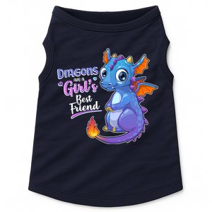 Cute Dragons Are A Girl's Best Friend Doggie Tank