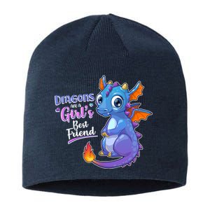 Cute Dragons Are A Girl's Best Friend Sustainable Beanie