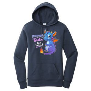 Cute Dragons Are A Girl's Best Friend Women's Pullover Hoodie