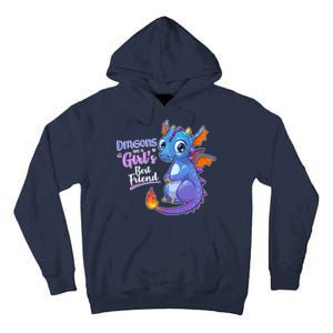 Cute Dragons Are A Girl's Best Friend Tall Hoodie