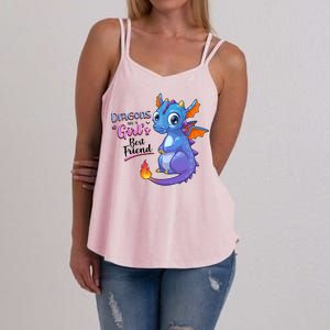 Cute Dragons Are A Girl's Best Friend Women's Strappy Tank