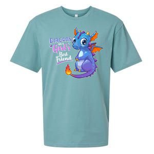 Cute Dragons Are A Girl's Best Friend Sueded Cloud Jersey T-Shirt