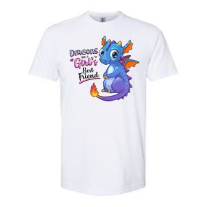 Cute Dragons Are A Girl's Best Friend Softstyle CVC T-Shirt