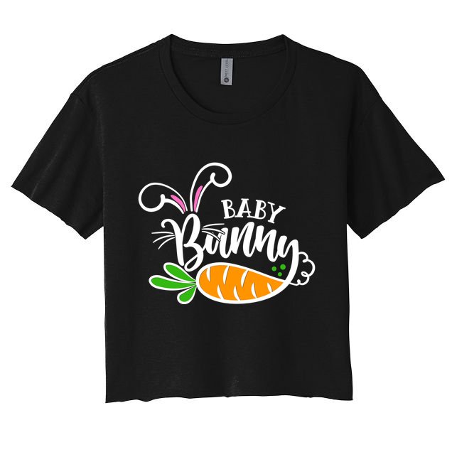 Cute Easter Baby Bunny Crop Top