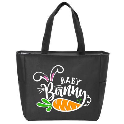 Cute Easter Baby Bunny Zip Tote Bag