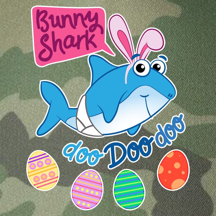 Cute Easter Baby Shark Doo Doo Doo Legacy Tie Dye Trucker Hat