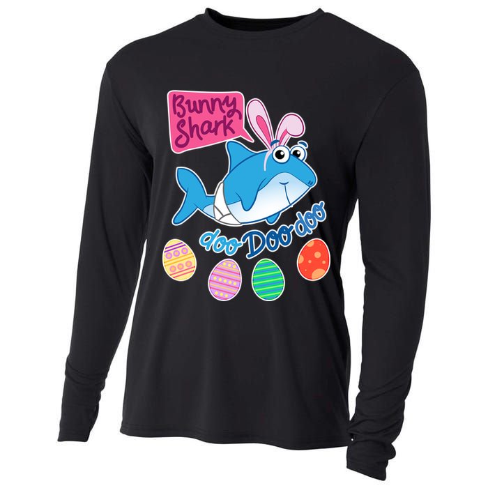 Cute Easter Baby Shark Doo Doo Doo Cooling Performance Long Sleeve Crew