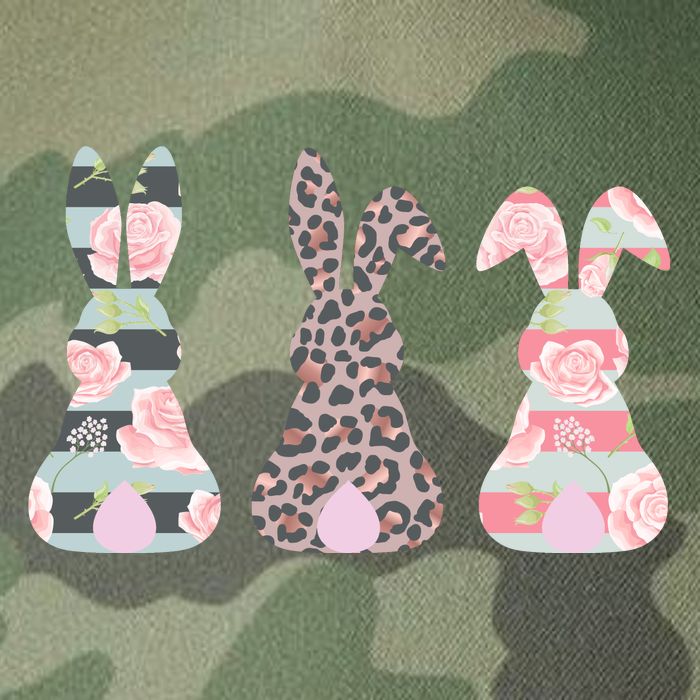 Cute Easter Bunnies Rose Stripe Leopard Patterns Legacy Tie Dye Trucker Hat