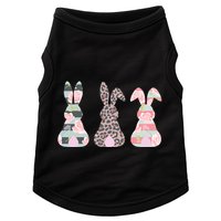 Cute Easter Bunnies Rose Stripe Leopard Patterns Doggie Tank