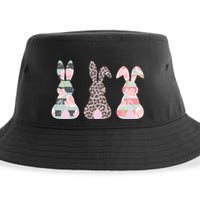 Cute Easter Bunnies Rose Stripe Leopard Patterns Sustainable Bucket Hat