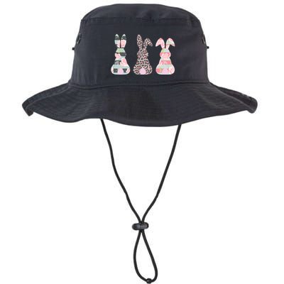 Cute Easter Bunnies Rose Stripe Leopard Patterns Bucket Hat