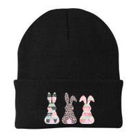 Cute Easter Bunnies Rose Stripe Leopard Patterns Beanie