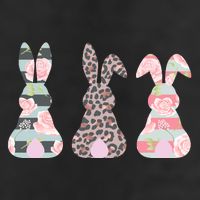Cute Easter Bunnies Rose Stripe Leopard Patterns Beanie