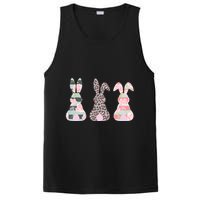 Cute Easter Bunnies Rose Stripe Leopard Patterns PosiCharge Competitor Tank