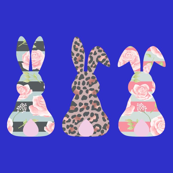 Cute Easter Bunnies Rose Stripe Leopard Patterns Valucap Bio-Washed Visor