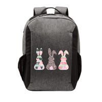 Cute Easter Bunnies Rose Stripe Leopard Patterns Vector Backpack