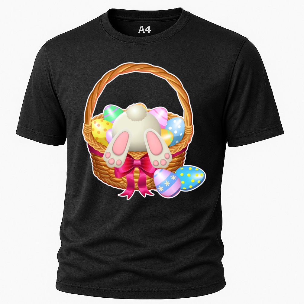 Cute Easter Bunny Basket Cooling Performance Crew T-Shirt