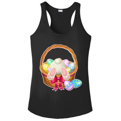 Cute Easter Bunny Basket Ladies PosiCharge Competitor Racerback Tank