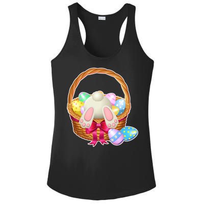 Cute Easter Bunny Basket Ladies PosiCharge Competitor Racerback Tank