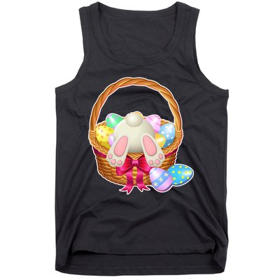 Cute Easter Bunny Basket Tank Top