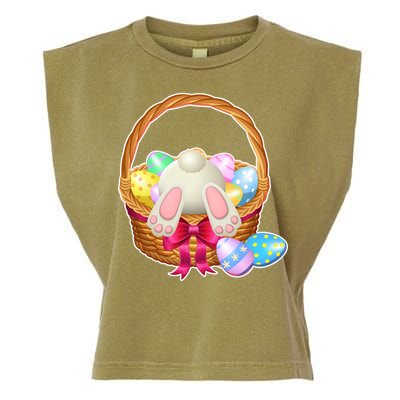 Cute Easter Bunny Basket Garment-Dyed Women's Muscle Tee