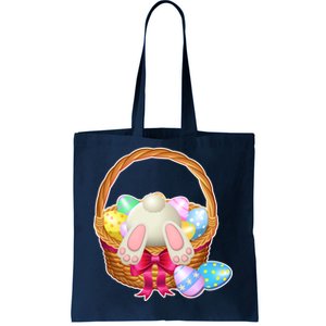 Cute Easter Bunny Basket Tote Bag