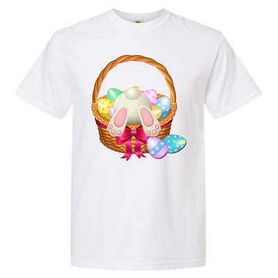 Cute Easter Bunny Basket Garment-Dyed Heavyweight T-Shirt