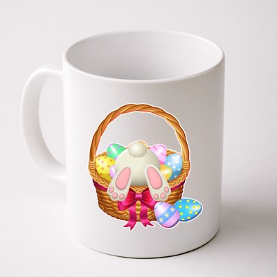 Cute Easter Bunny Basket Coffee Mug