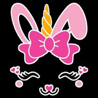 Cute Easter Bunny Unicorn Magical Tall T-Shirt