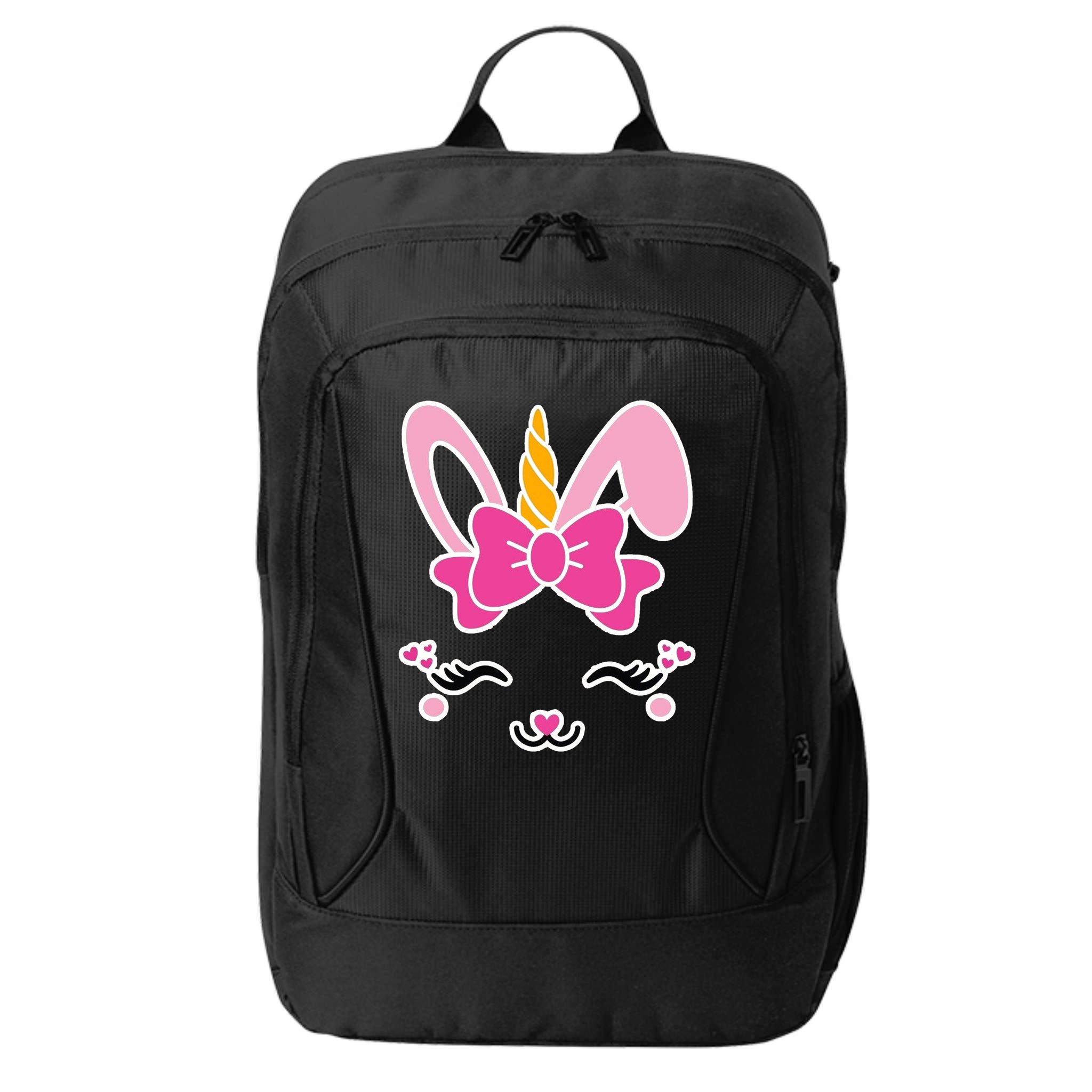 Cute Easter Bunny Unicorn Magical City Backpack