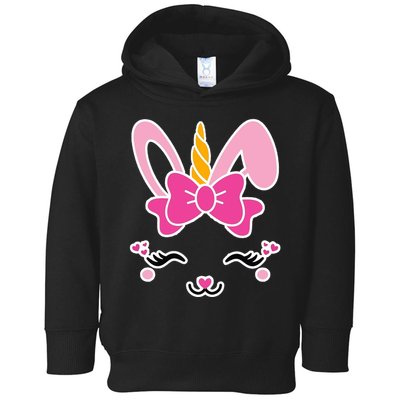 Cute Easter Bunny Unicorn Magical Toddler Hoodie